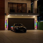 Linear Led Long Outdoor Wall Light Minimalist Exterior Wall Mount Lights Waterproof For Porch