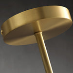 Decorative Patterned Glass Round Chandelier