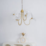 Delicate Lotus Leaf Chandelier