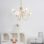 Delicate Lotus Leaf Chandelier