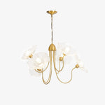 Delicate Lotus Leaf Chandelier