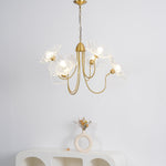 Delicate Lotus Leaf Chandelier