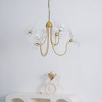 Delicate Lotus Leaf Chandelier
