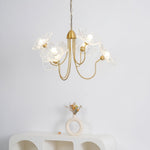 Delicate Lotus Leaf Chandelier