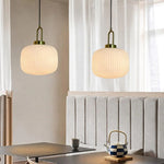 Modern Simple Clear Light Stripe Led Chandelier