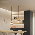 Modern Simple Clear Light Stripe Led Chandelier