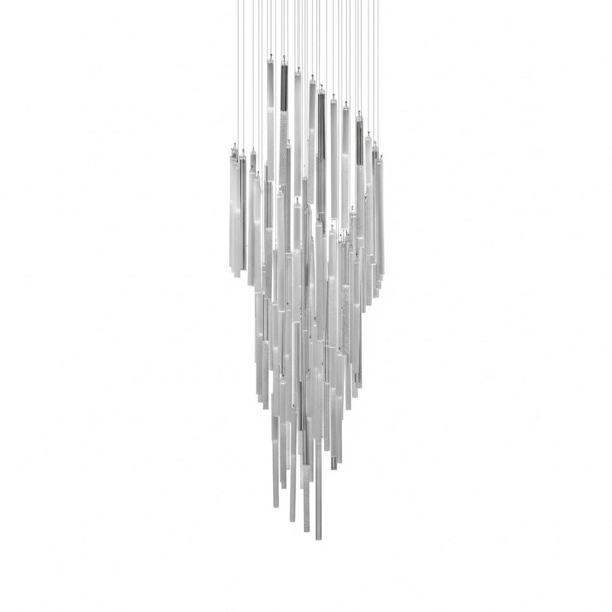 Diamond Cloud Crystal LED Chandelier, Modern Geometric Pendant Light for Dining Room and Hotel