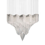 Diamond Cloud Crystal LED Chandelier, Modern Geometric Pendant Light for Dining Room and Hotel