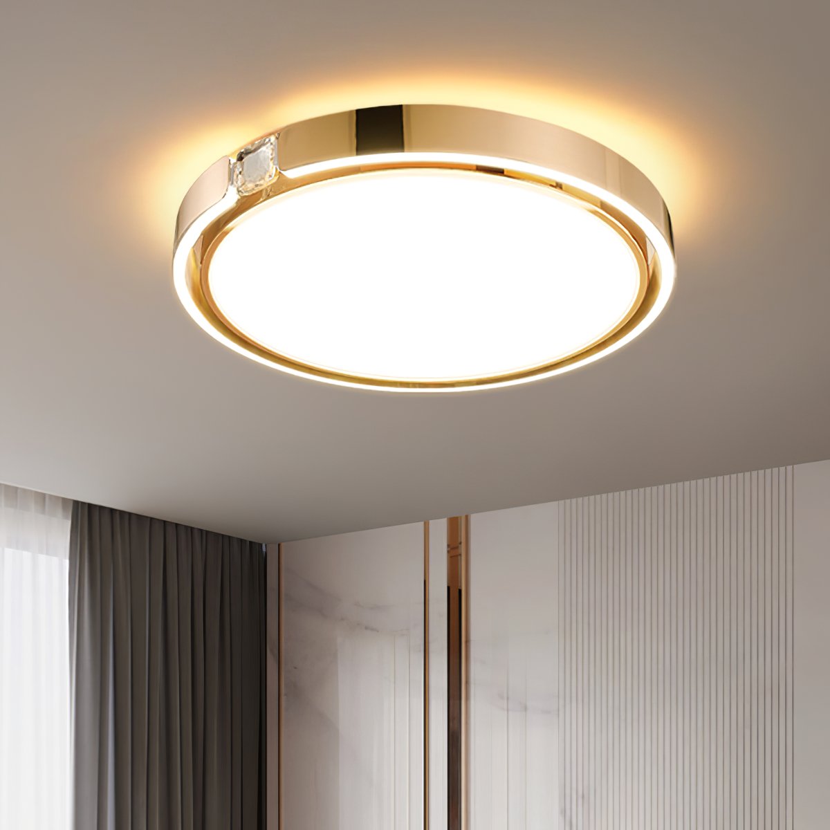 Diamond Ring Ceiling Light