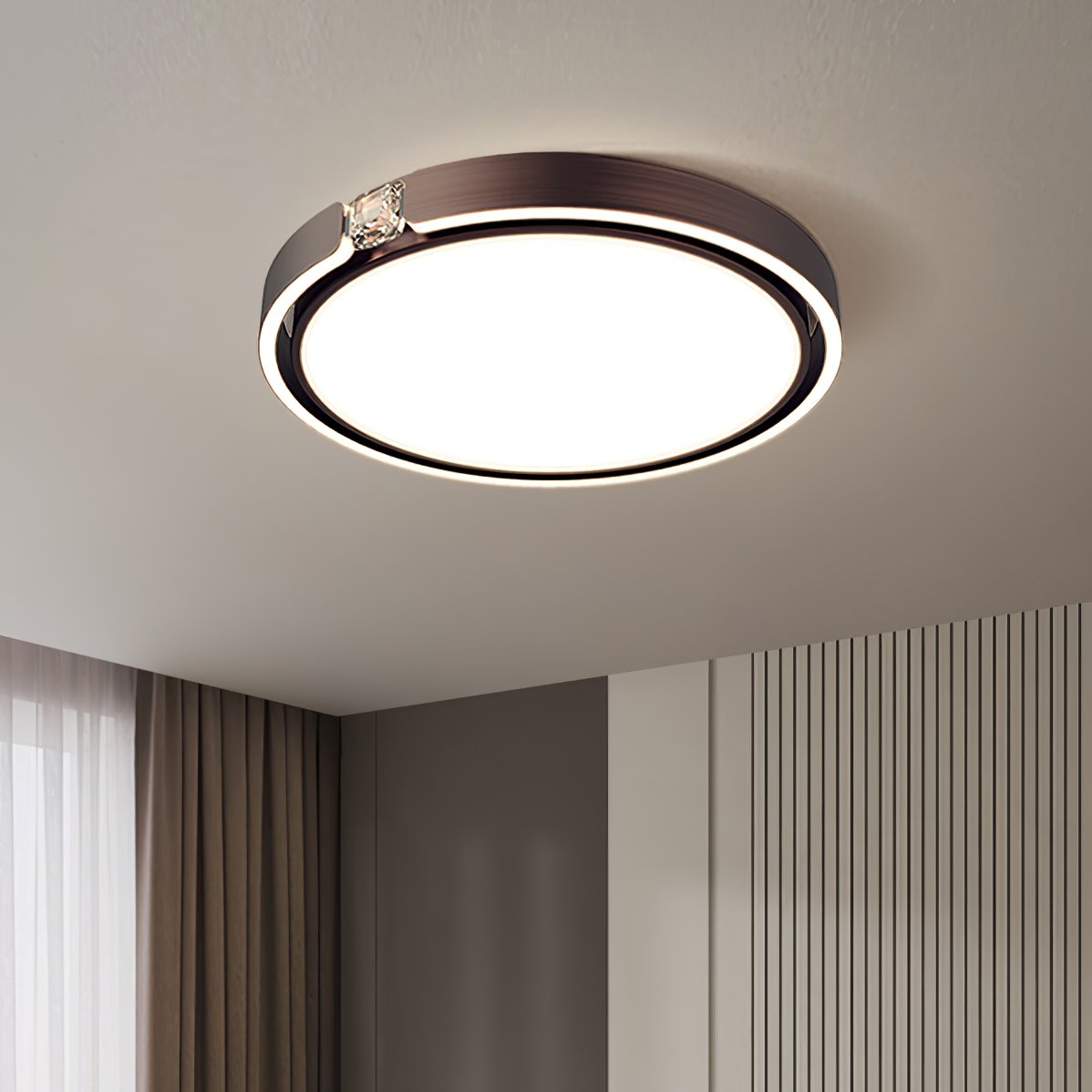 Diamond Ring Ceiling Light
