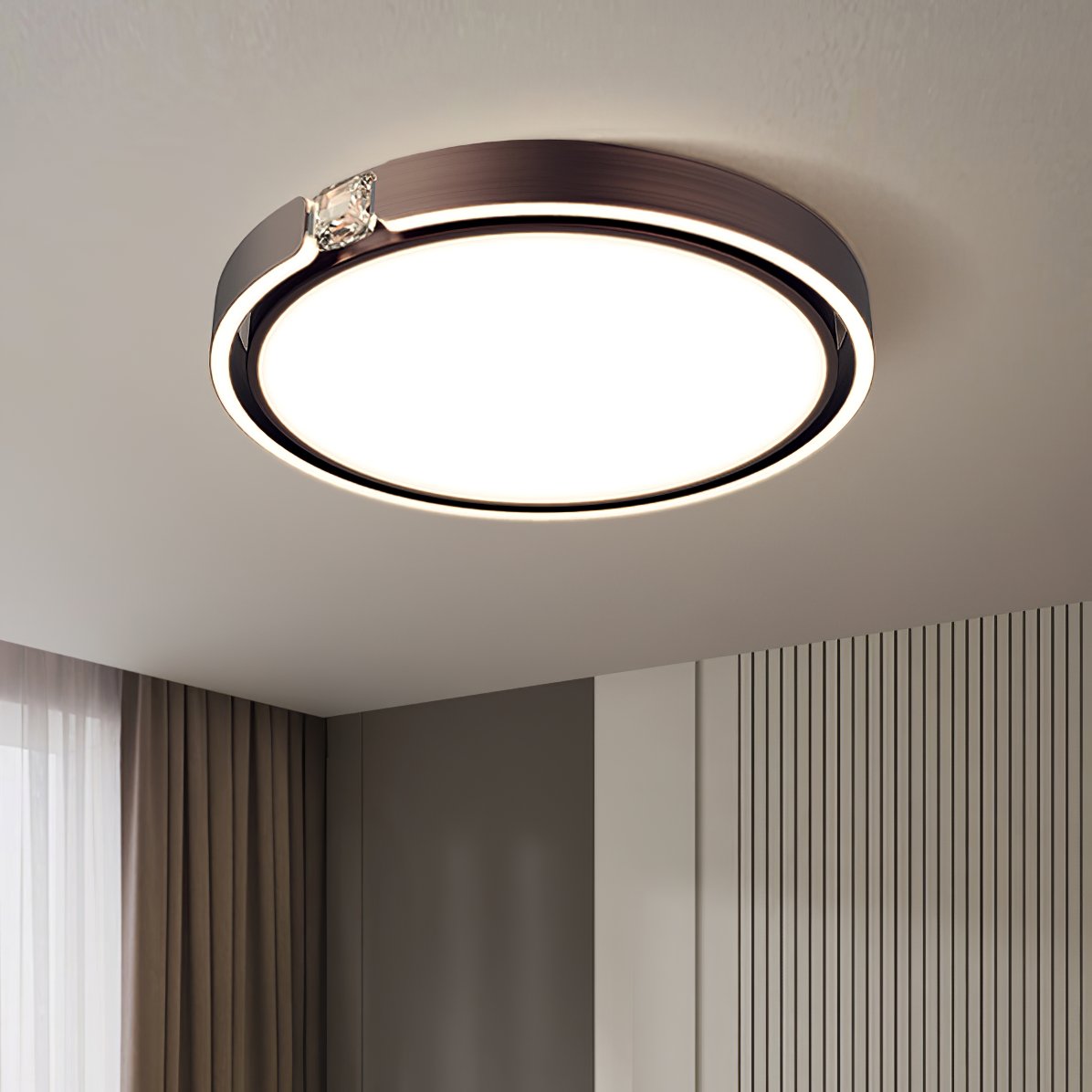 Diamond Ring Ceiling Light
