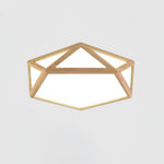 Diamond Wooden Ceiling Lamp