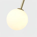 Balance Glass Pendant Light – Modern Brass & Black Designer Ceiling Lamp