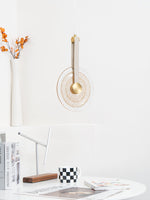 Paolo Castelli Disc Pendant Light in Gold Leaf Murano Glass