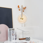 Paolo Castelli Disc Pendant Light in Gold Leaf Murano Glass