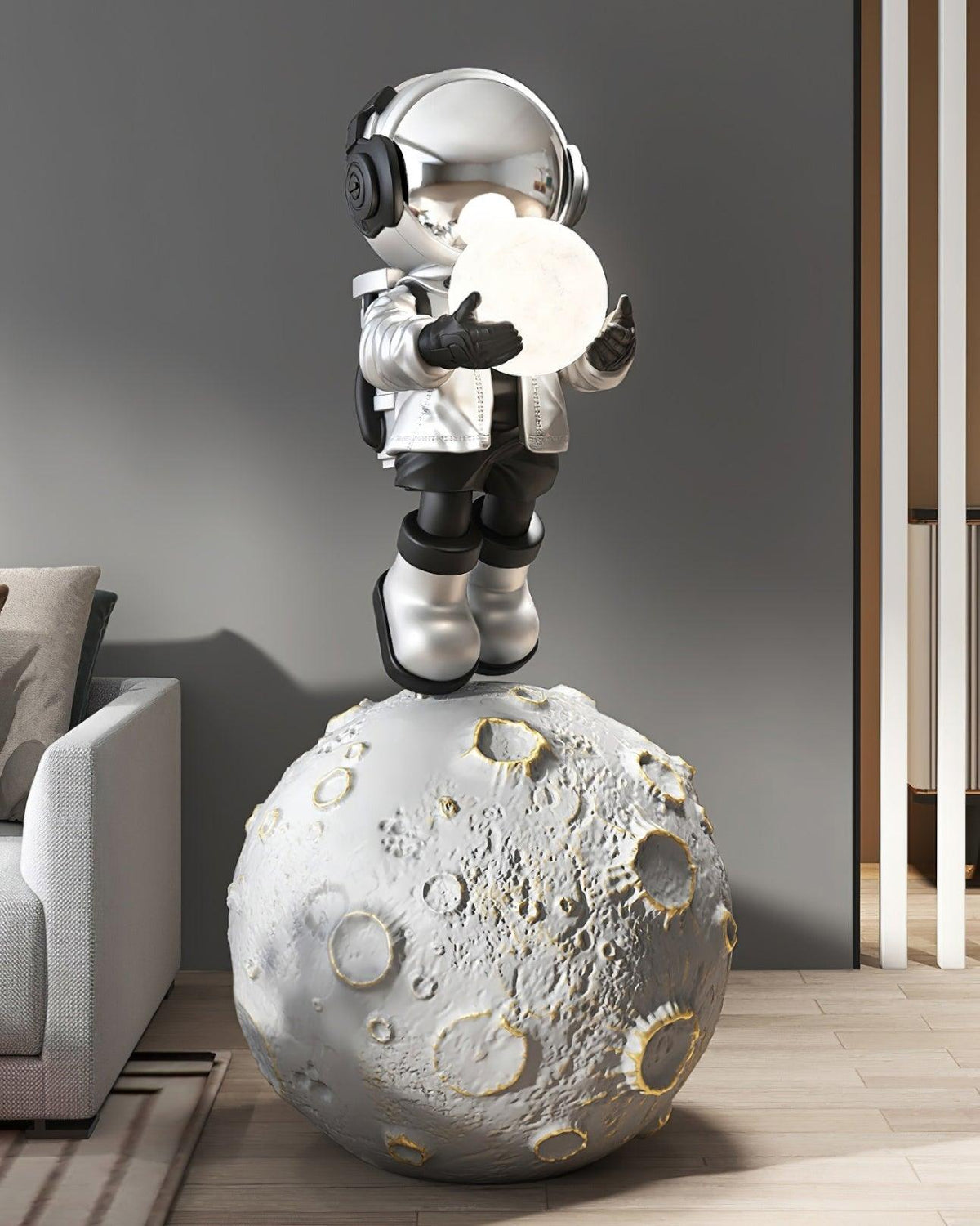 Diver Astronaut Built In Battery Floor Lamp