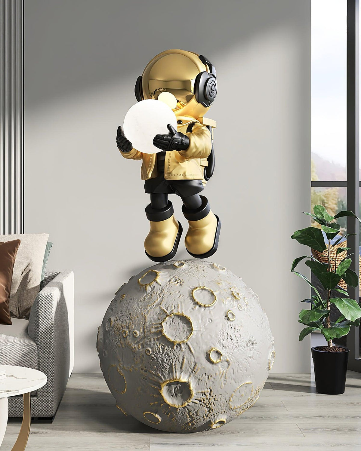 Diver Astronaut Built In Battery Floor Lamp