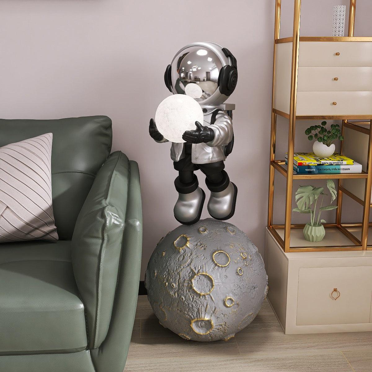 Diver Astronaut Built In Battery Floor Lamp