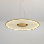 Dix Heures Designer Fabric Pendant Light, Gold & Beige, Modern LED Ceiling Lamp
