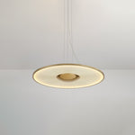 Dix Heures Designer Fabric Pendant Light, Gold & Beige, Modern LED Ceiling Lamp