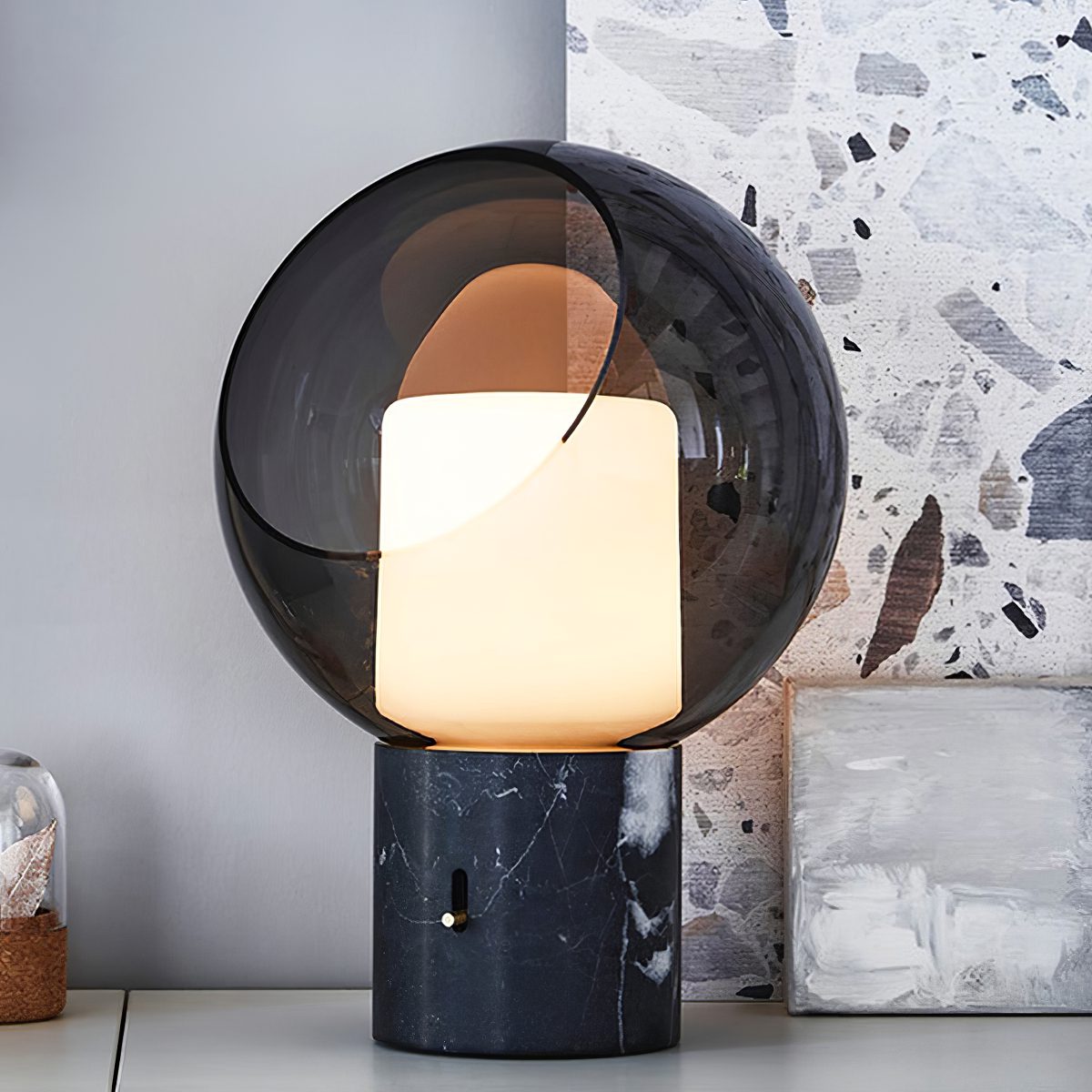 Dome Evedal Glass Table Lamp