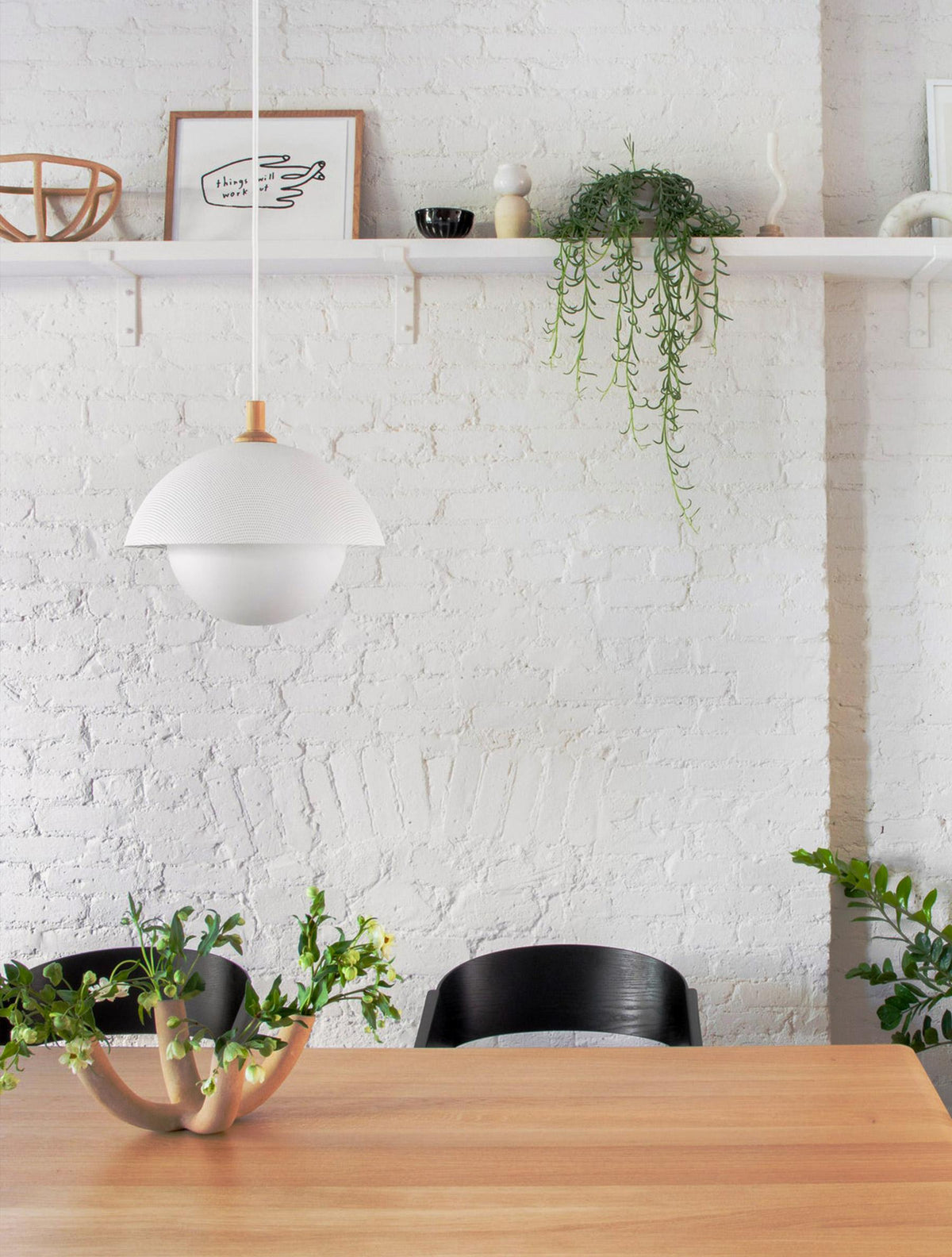 Dome Perforated Pendant Lamp