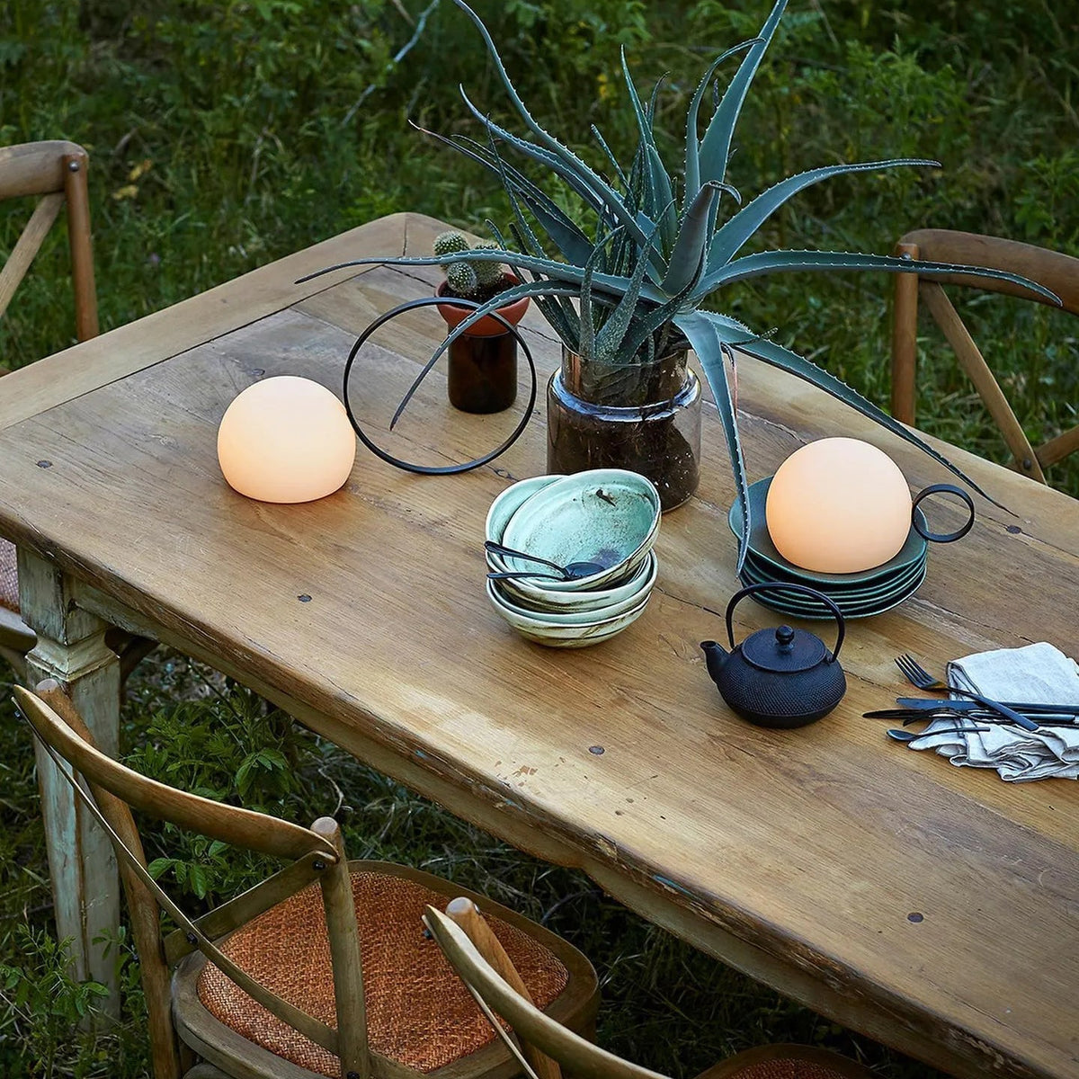 Dome Portable LED Table Lamp – Modern Outdoor & Indoor Ambient Lighting