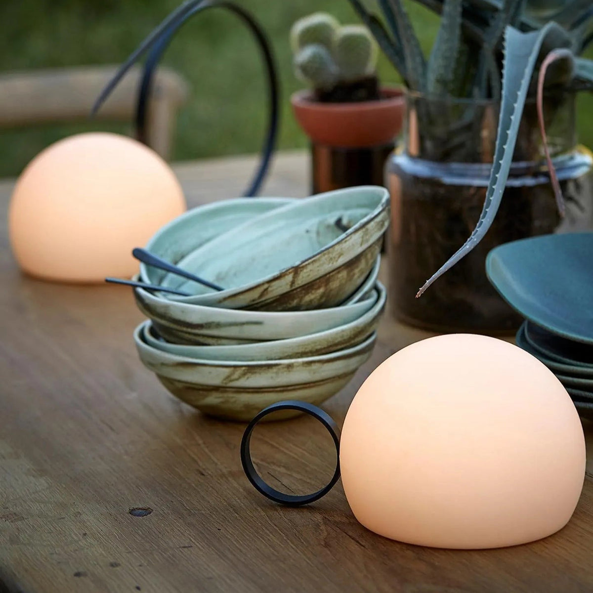 Dome Portable LED Table Lamp – Modern Outdoor & Indoor Ambient Lighting
