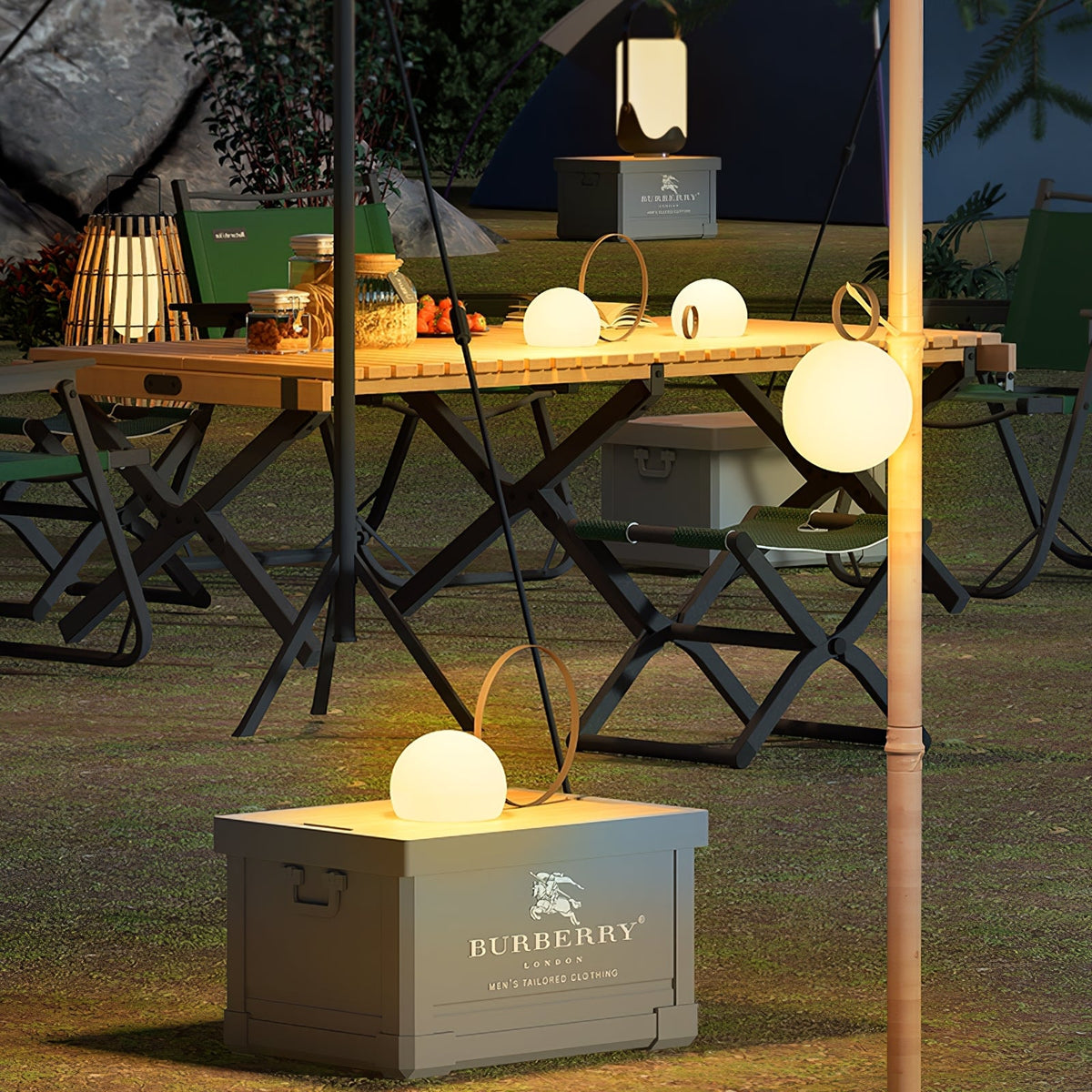 Dome Portable LED Table Lamp – Modern Outdoor & Indoor Ambient Lighting