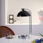 Domex Modern Desk Lamp with Chrome Accents and Integrated LED