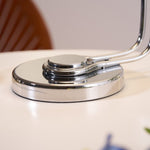 Domex Modern Desk Lamp with Chrome Accents and Integrated LED
