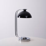Domex Modern Desk Lamp with Chrome Accents and Integrated LED