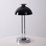 Domex Modern Desk Lamp with Chrome Accents and Integrated LED