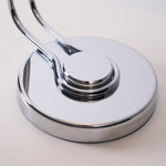 Domex Modern Desk Lamp with Chrome Accents and Integrated LED