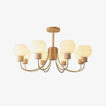 Donnelly Wooden Chandelier – Modern 6-Light Ceiling Pendant for Dining & Living Rooms