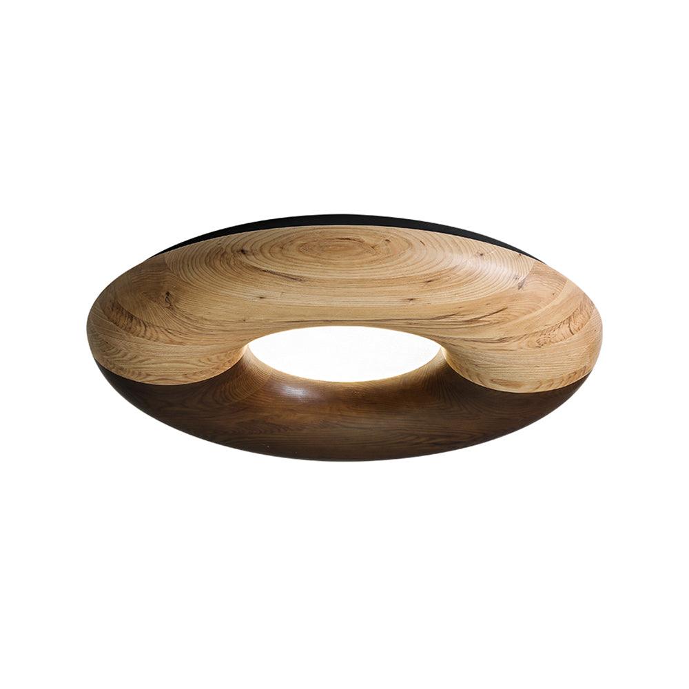 donut-wood-ceiling-light