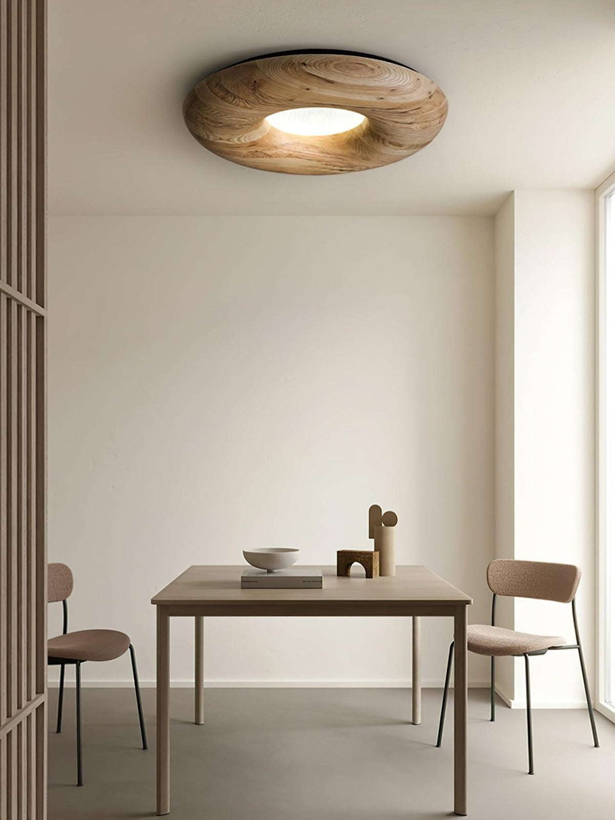 donut-wood-ceiling-light