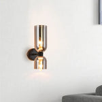 Double Head Glass Wall Light