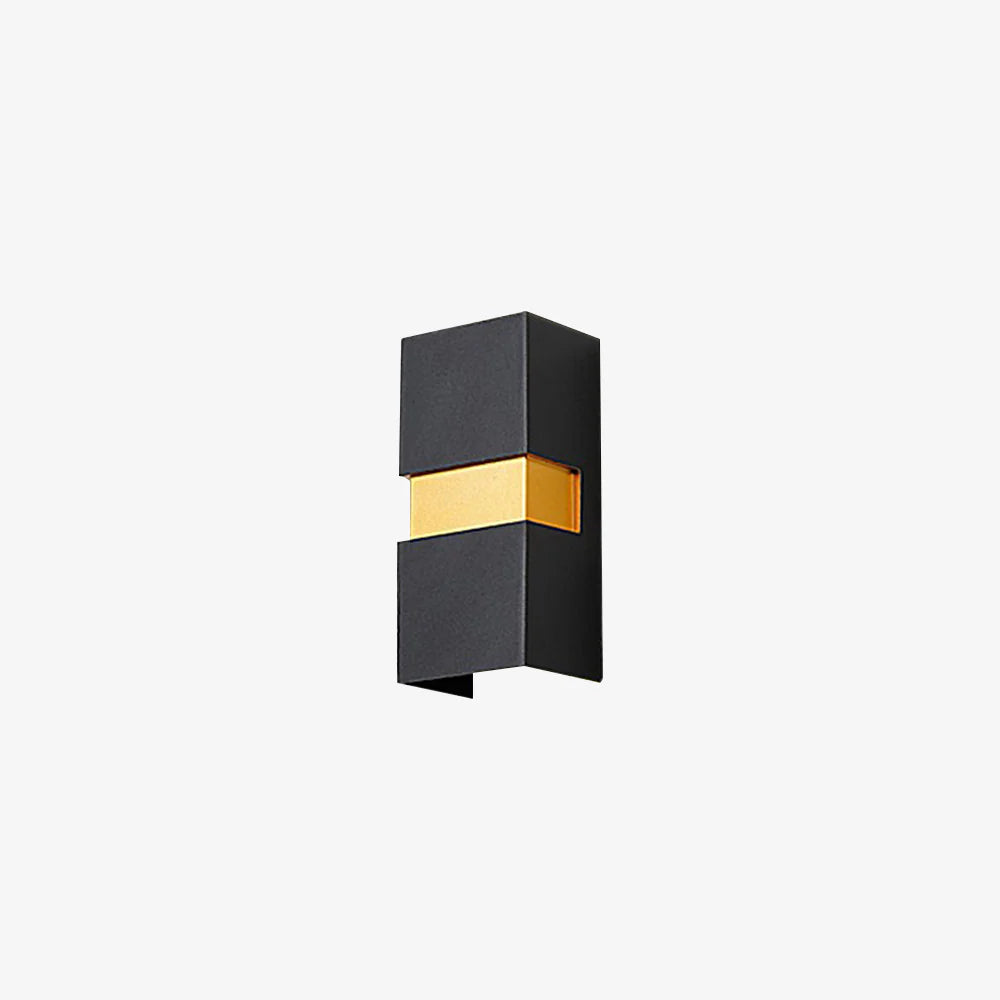 Modern Rectangular Double Head Led Outdoor Wall Lamp