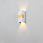 Modern Rectangular Double Head Led Outdoor Wall Lamp