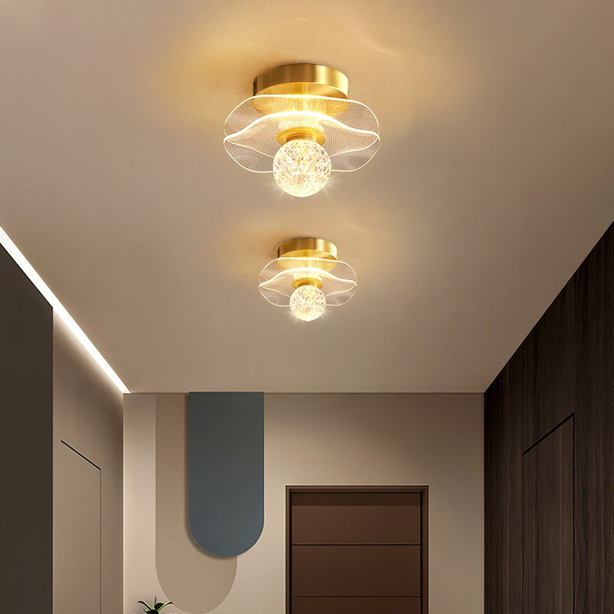 Double Layer Flower Ceiling Lamp