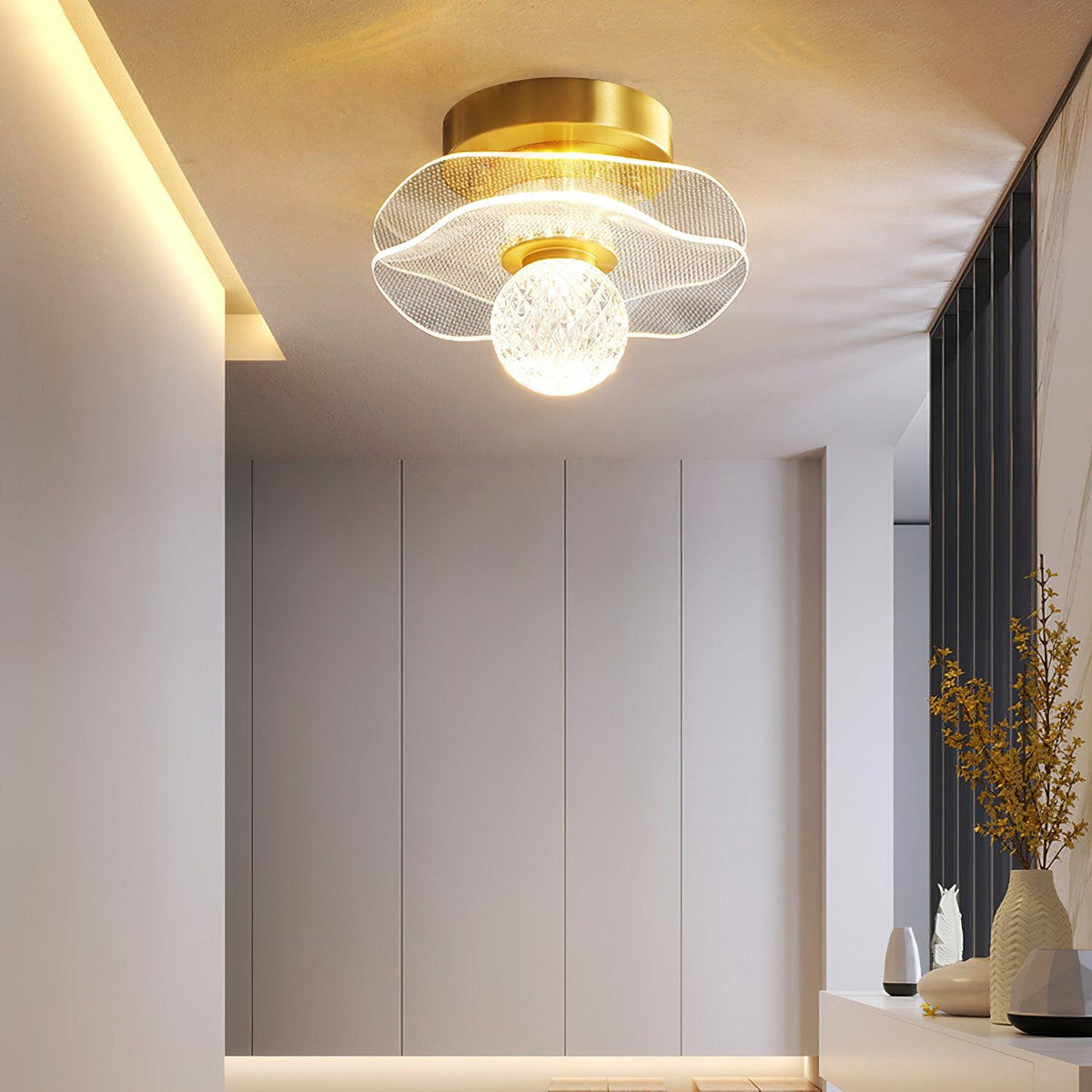 Double Layer Flower Ceiling Lamp