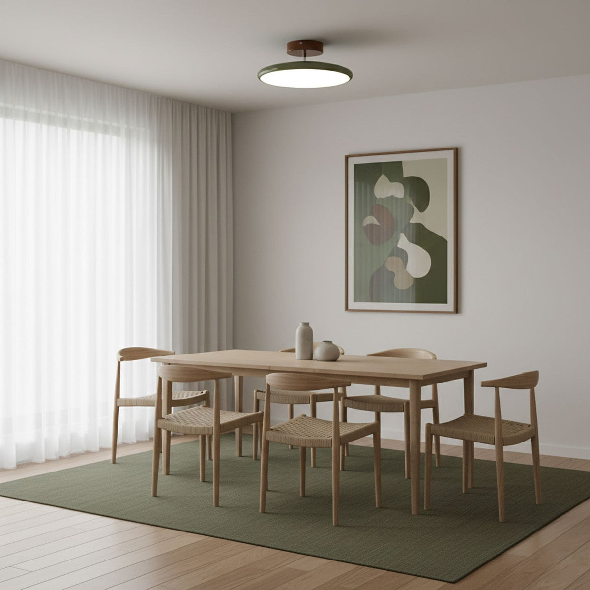 Drift Adjustable Ceiling Light – Modern LED Flush Mount for Living Room & Bedroom