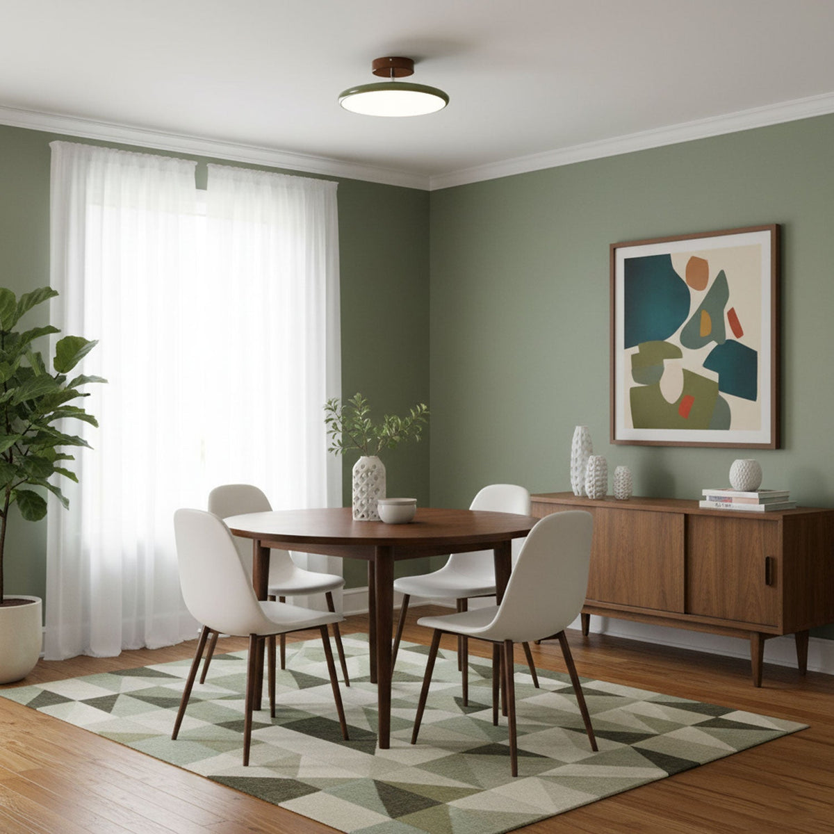 Drift Adjustable Ceiling Light – Modern LED Flush Mount for Living Room & Bedroom