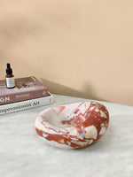Drift Bowl Marble Tray – Sculptural Stone Catchall for Modern Interiors