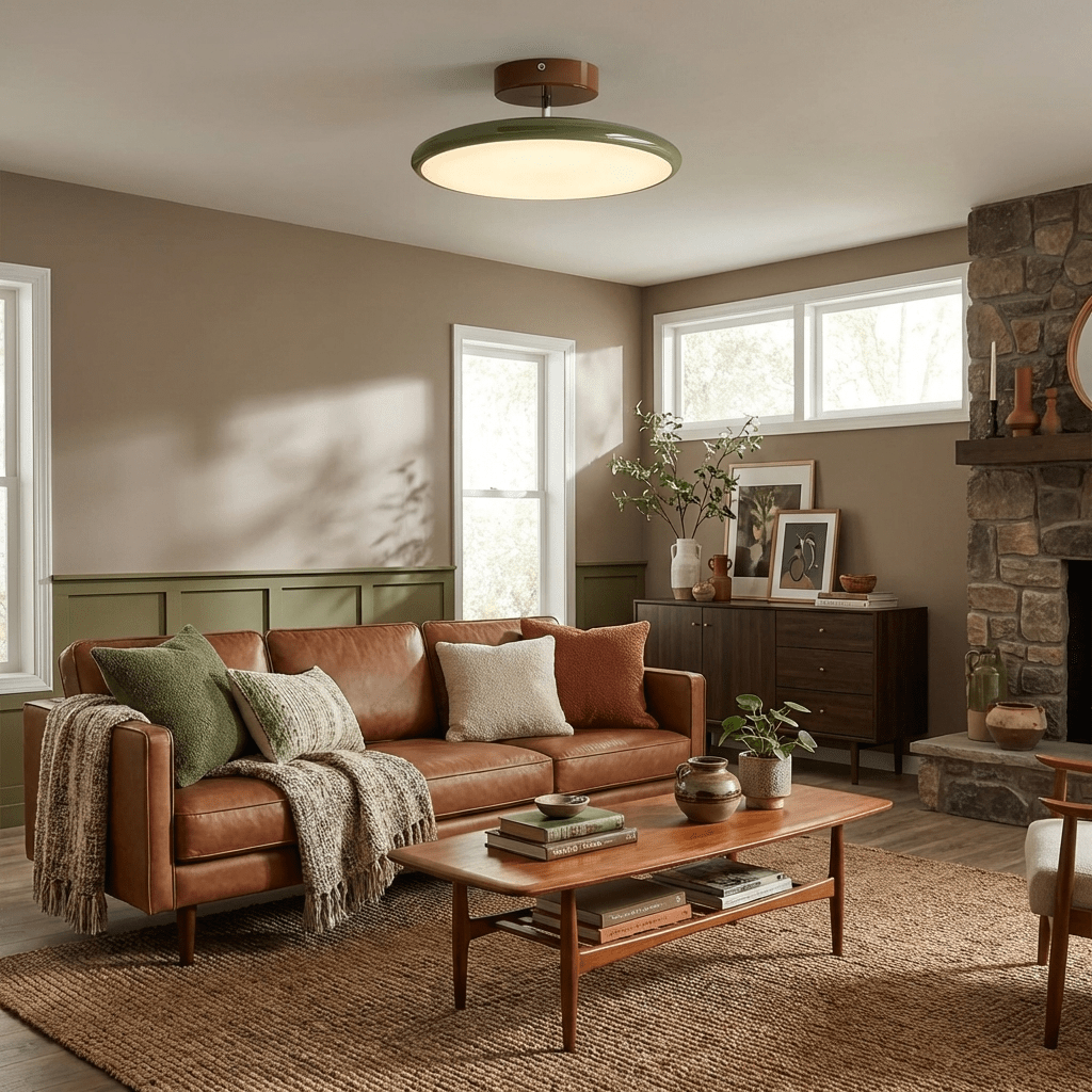 Drift Adjustable Ceiling Light – Modern LED Flush Mount for Living Room & Bedroom