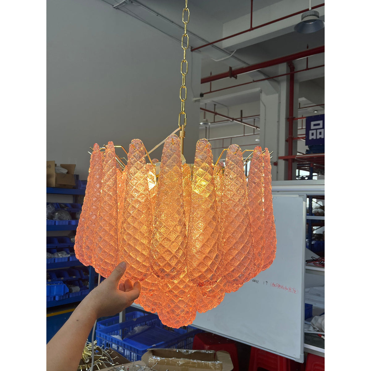 drop-pink-chandelier