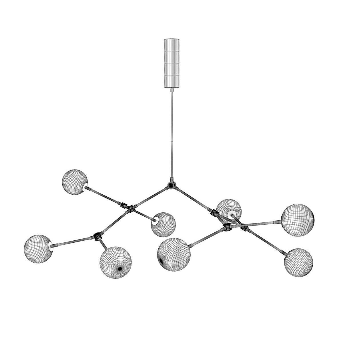 drop-ball-chandelier