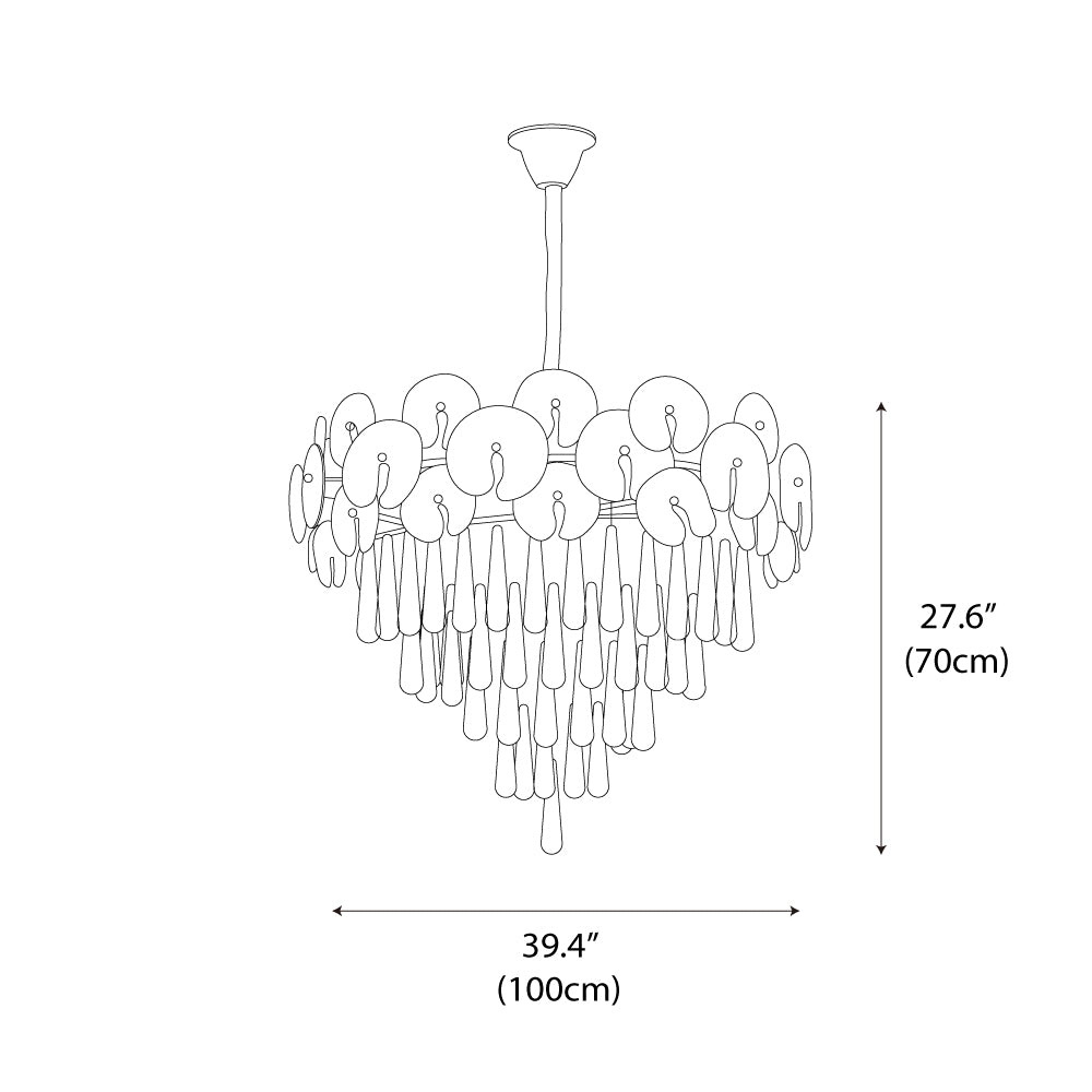droplet-copper-chandelier