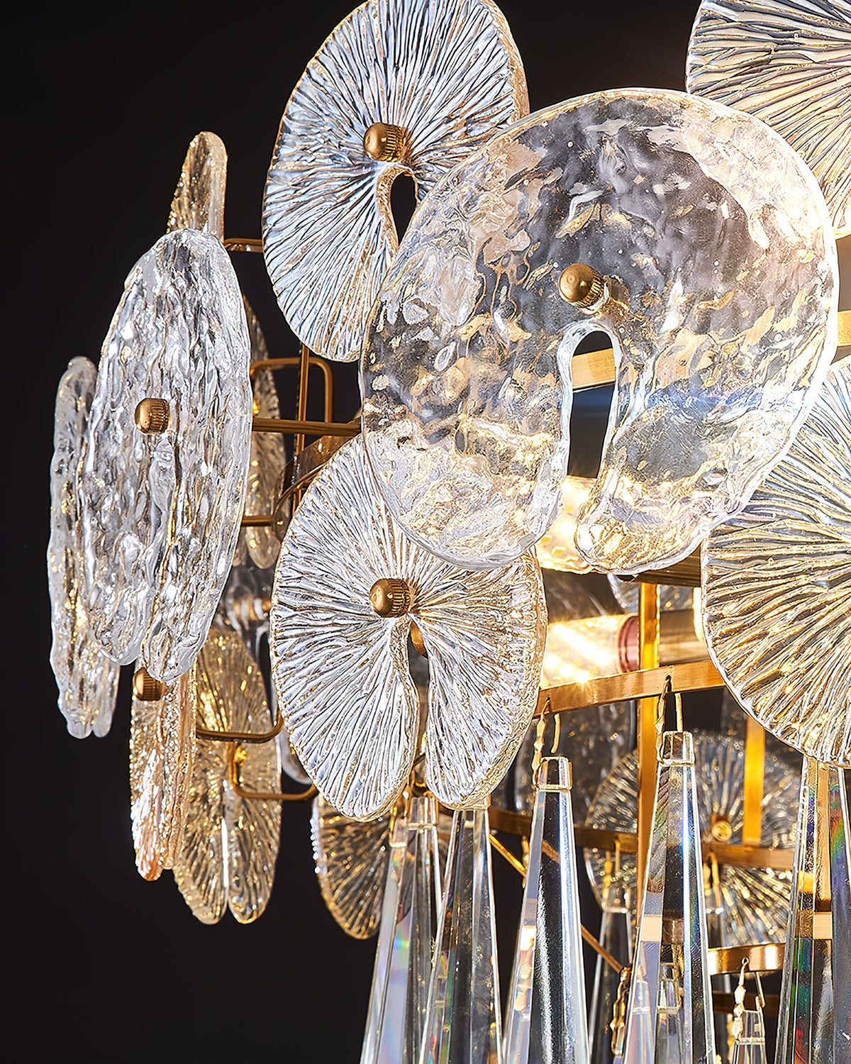 droplet-copper-chandelier